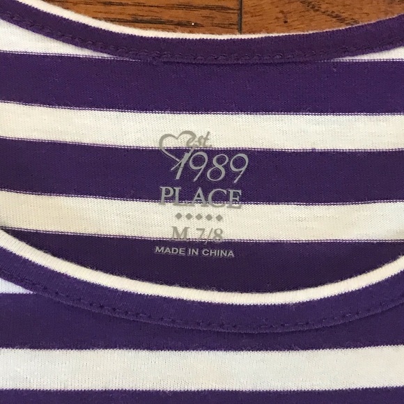 Girls Casual Purple Pink Stripe Dresses
Gymboree Pink
1989 Place Purple w/ Blue - Picture 6 of 16